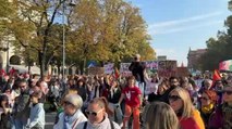 Sciopero Flotilla Bergamo: il corteo per le vie del centro