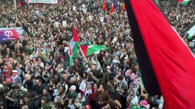 Una ola de protestas por Palestina recorre Europa: Marchas en las calles y cargas policiales
