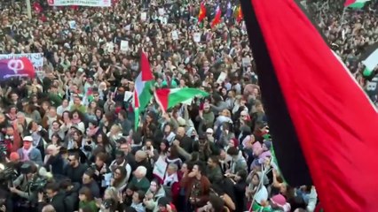 Una ola de protestas por Palestina recorre Europa: Marchas en las calles y cargas policiales