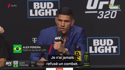 UFC 320 - Pereira : "Ankalaev a menti, je n'ai jamais refusé un combat"