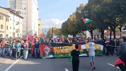 Brescia, in 20mila allo sciopero pro Gaza