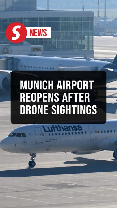 Munich airport reopens after overnight closure due to drone sightings