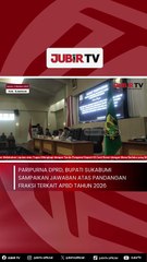 Paripurna DPRD, Bupati Sukabumi Sampaikan Jawaban atas Pandangan Fraksi Terkait APBD Tahun 2026