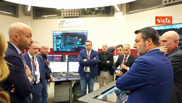 Sciopero generale per Flotilla, Salvini nella sala operativa Rfi per controllo traffico ferroviario