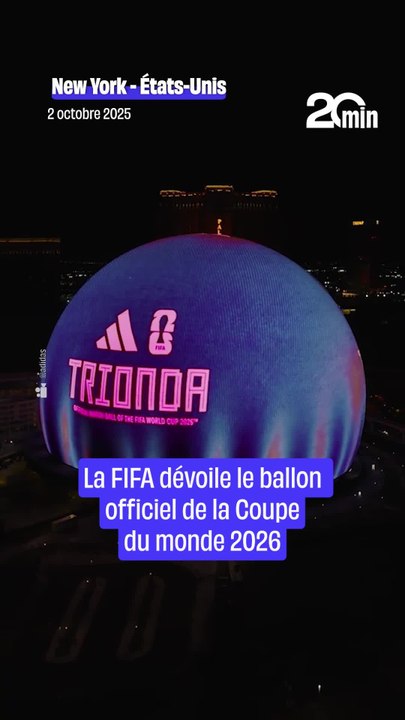 Adidas dévoile le ballon officiel de la Coupe du monde 2026
