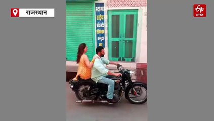 सांभरलेक में बाइक दौड़ाते दिखे सनी पाजी, झलक पाने के लिए उमड़े फैंस