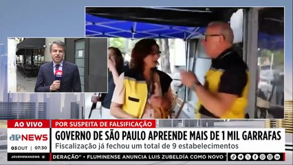Operação em SP apreende mais de mil garrafas de bebidas adulteradas