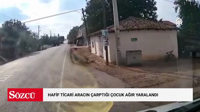 Hafif ticari aracın çarptığı çocuk ağır yaralandı