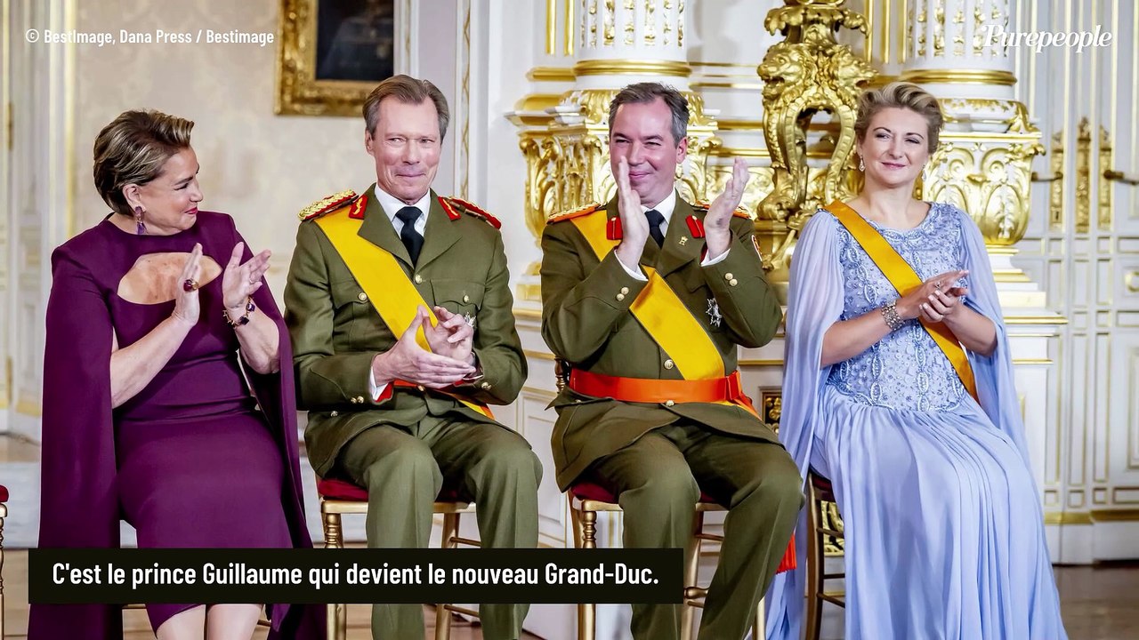 Abdication d'une tête couronnée européenne : les images de Guillaume succédant officiellement à son père à seulement 43 ans