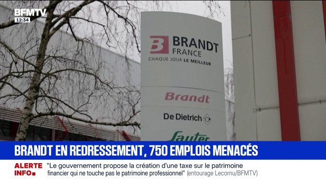 Le groupe Brandt placé en redressement judiciaire