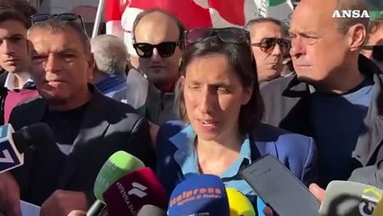 Schlein: "In piazza oggi un'Italia migliore di chi la governa"