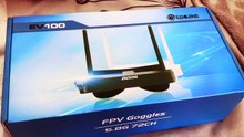 Déballage Eachine EV100 720 5.8G Lunettes FPV avec ventilateur à double antenne 7.4V