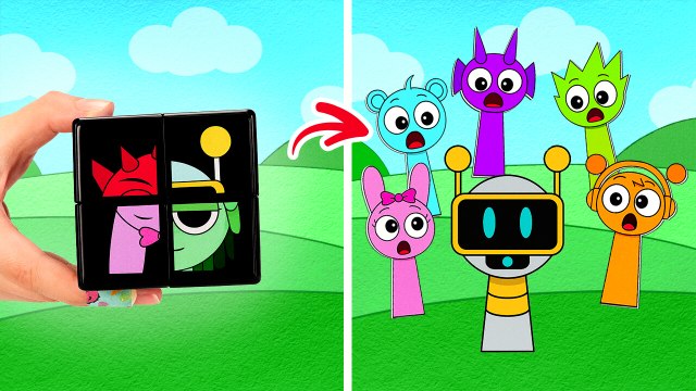 WOWCube is Sprunki Builder?! 🤯🎮 Collect & Create All Sprunkis! 🔥✨