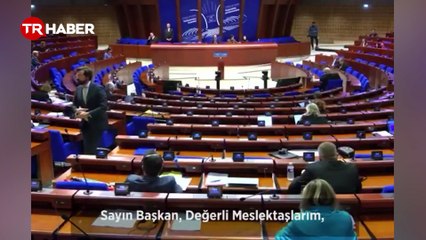 AK Partili milletvekili Meryem Göka Strazburg’da kürsüden Gazze'deki zulmü haykırdı!