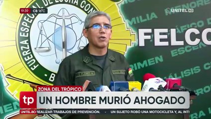 Hombre muere ahogado tras caer a un canal de riego en la zona sur de Cochabamba