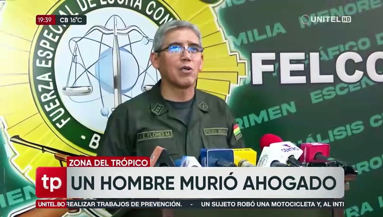 Hombre muere ahogado tras caer a un canal de riego en la zona sur de Cochabamba