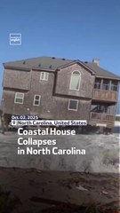 Coastal House Collapses in North Carolina