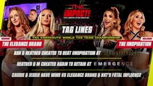 The Elegance Brand (Heather By Elegance & M By Elegance) vs. The IInspiration (Cassie Lee & Jessie McKay) - TNA Knockouts World Tag Team Championship - TNA Impact October 2, 2025