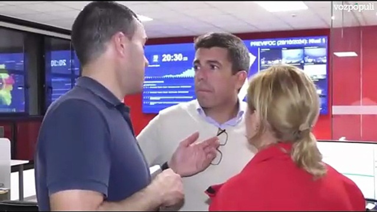 Pradas, a Mazón el día de la dana: "Es una meteorología nunca conocida para nosotros: una explosión”