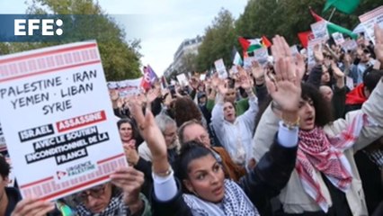 Miles de manifestantes en Europa claman contra la intercepción de la flotilla