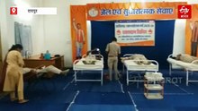 रायपुर सेंट्रल जेल में रक्तदान शिविर, 35 अधिकारियों और कर्मचारियों ने किया रक्तदान