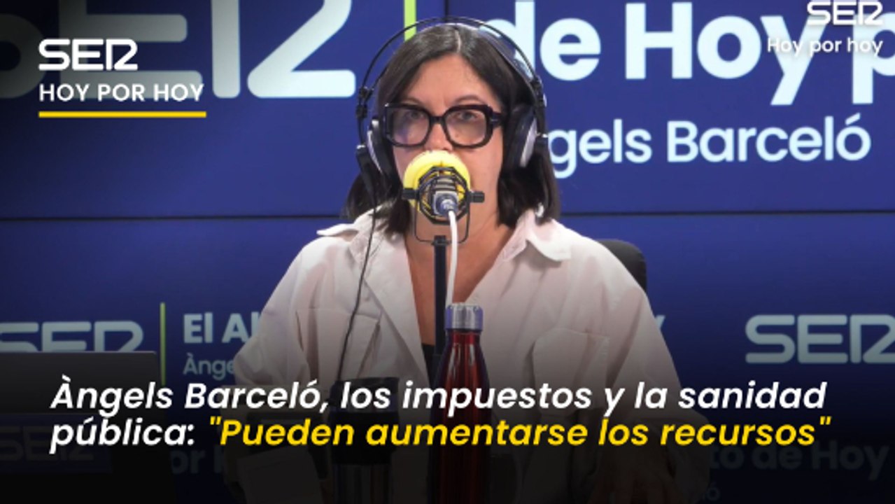 Àngels Barceló: "Los impuestos sirven para paga...