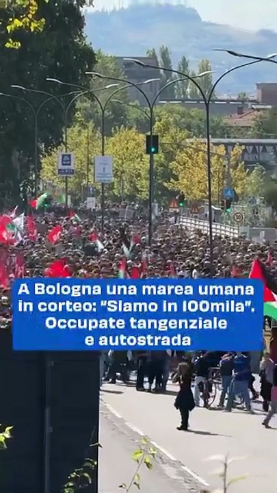 Bologna Bloccata: 100mila in Corteo per il Secondo Sciopero Generale a Sostegno della Global Sumud Flotilla