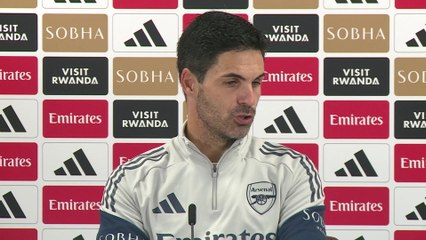 Arsenal manager Mikel Arteta previews their Premier League match at home to West Ham.
