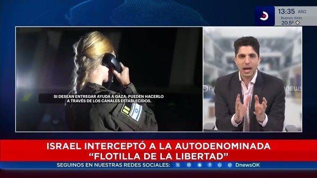 🚤 Israel interceptó a la autodenominada Flotilla de la libertad | DNews