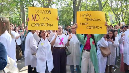 Los médicos vuelven a llenar las calles para rechazar el Estatuto Marco