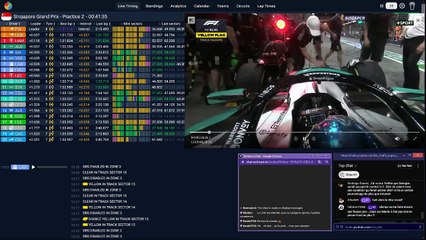 F1 2025 Singapour Grand Prix - Practice 2 - Essais Libres 2 - STREAMING FR HD