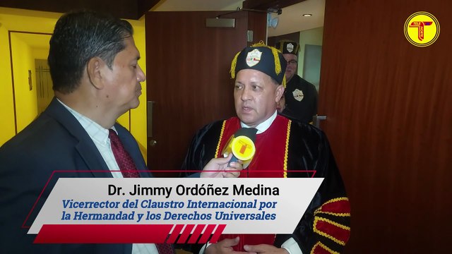 DESTACADO JURISTA ECUATORIANO FUE INVESTIDO CON EL DOCTORADO HONORIS CAUSA