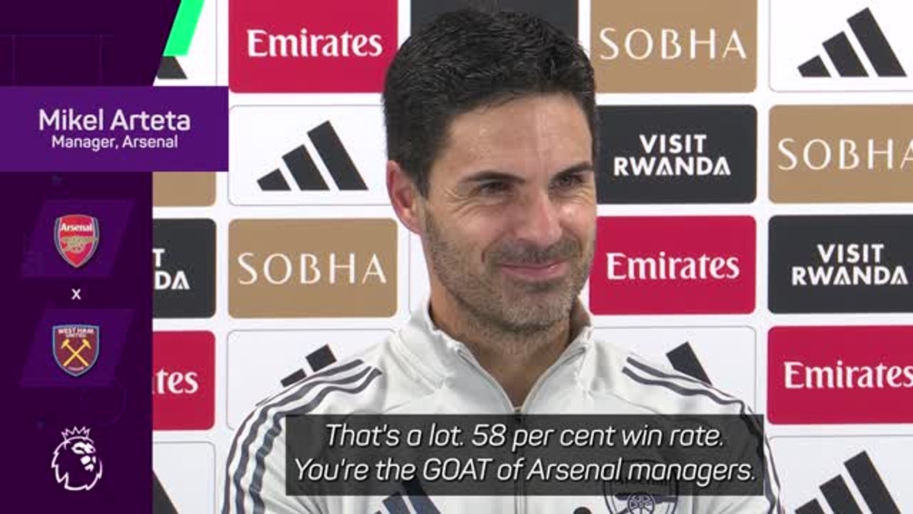 'That's a lot' - Arteta to celebrate 300 games as Arsenal manager