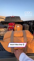 Dubai Desert Safari Vibes | Chilling With Coffee & Sunset Magic 🌅|| Heartsome 💖