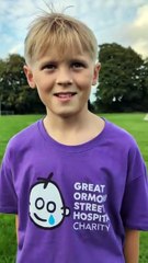 Watch George as he completes his 100km run for Great Ormond Street Hospital, raising funds and inspiring his community