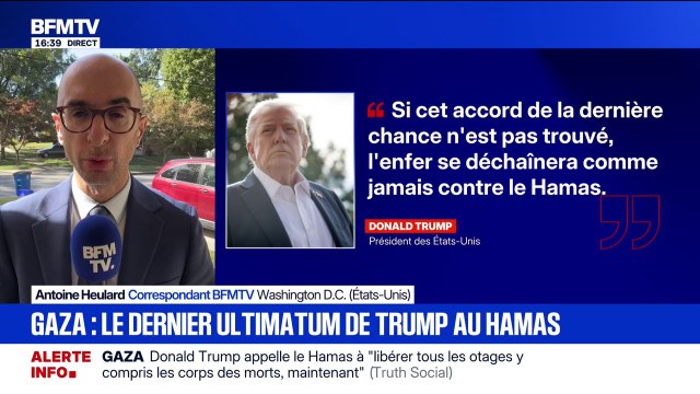 Plan pour Gaza: Donald Trump lance un ultimatum au Hamas jusqu'à dimanche soir pour accepter l'accord de paix