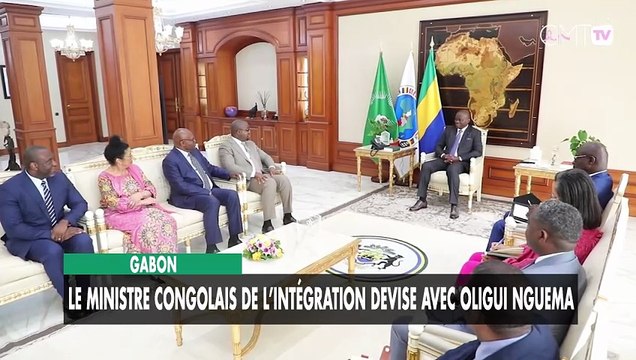 [#Reportage] Gabon : le ministre congolais de l’intégration devise avec Oligui Nguema