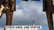 Une statue de Trump et Epstein à quelques pas du Capitole