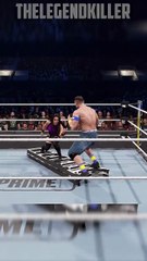 John Cena Vs Stephanie Vaquer in WWE 2k25💥#wwe2k25 #johncena #stephanievaquer #wwe #shorts