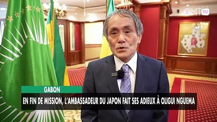 [#Reportage] Gabon : en fin de mission, l’ambassadeur du Japon fait ses adieux à Oligui Nguema