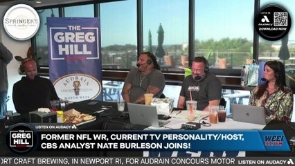 Former NFL WR, current TV Personality/Host, CBS football analyst, Nate Burleson joins!