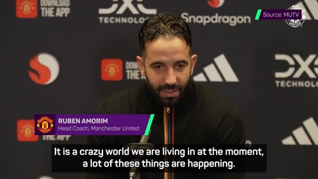 'It is a crazy world' - Amorim sends sympathy to victims of Manchester terror attack