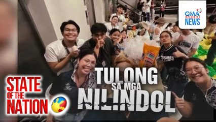 Tindera, ipinamahagi ang paninda sa mga kapwa-nilindol | SONA