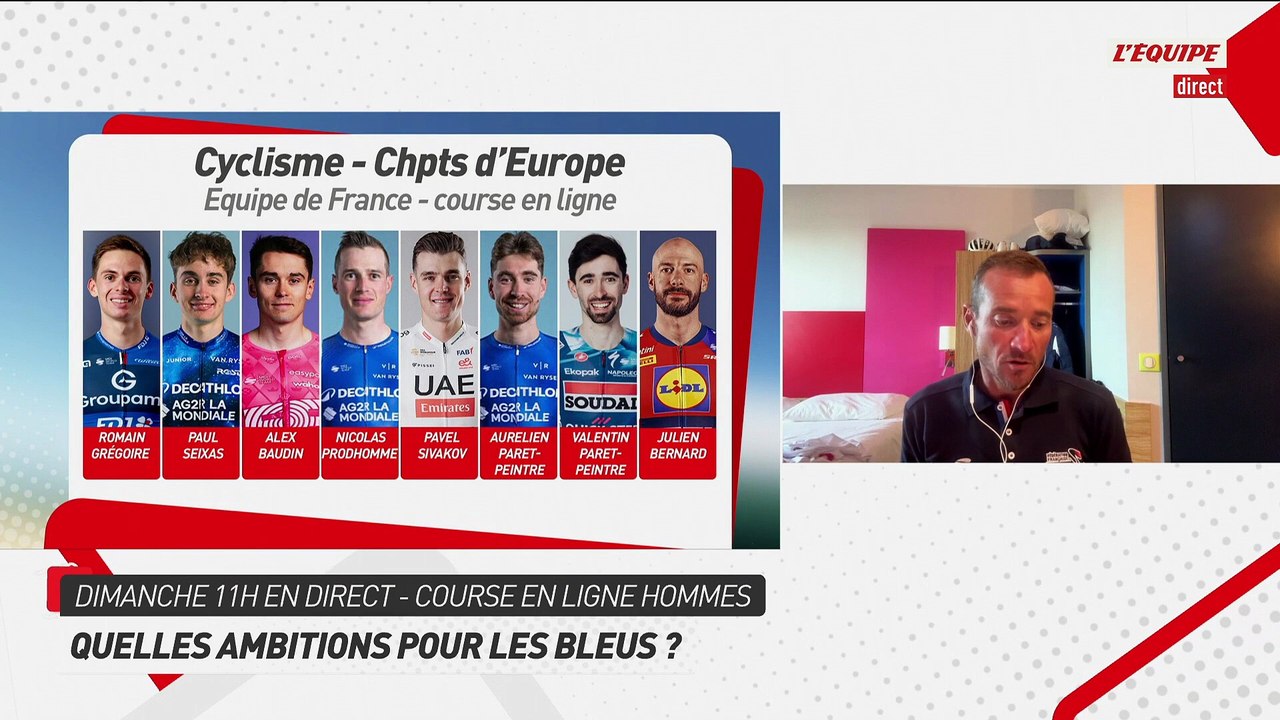 Thomas Voeckler : « Avec Pogacar présent, on n'a pas à prendre la course en main » - Cyclisme - Championnats d'Europe