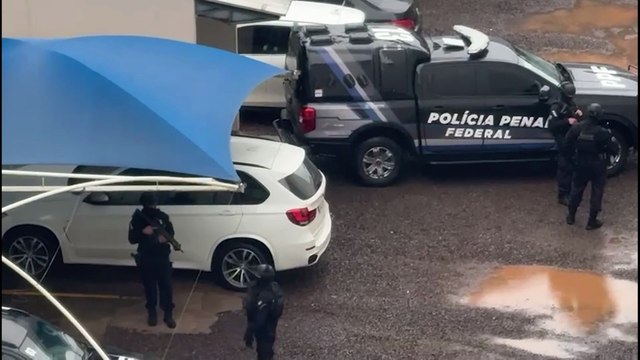 Diversas equipes escoltam preso federal durante consulta em hospital no Centro de Cascavel