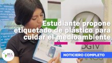 Estudiante propone etiquetado de plástico para cuidar el medioambiente | 270 | 06 -12 octubre 2025