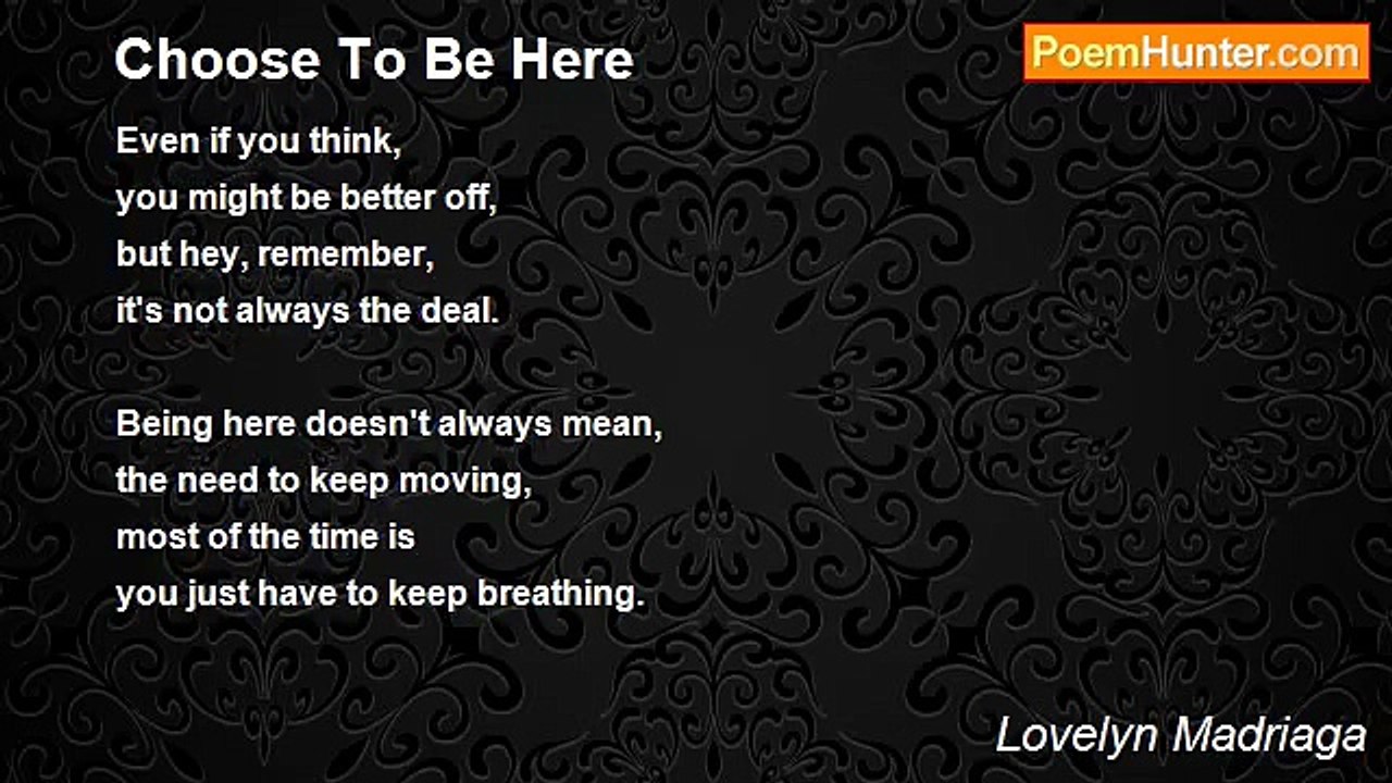 Lovelyn Madriaga - Choose To Be Here