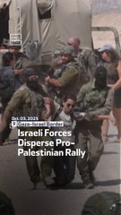 Israeli Forces Disperse Pro-Palestinian Rally