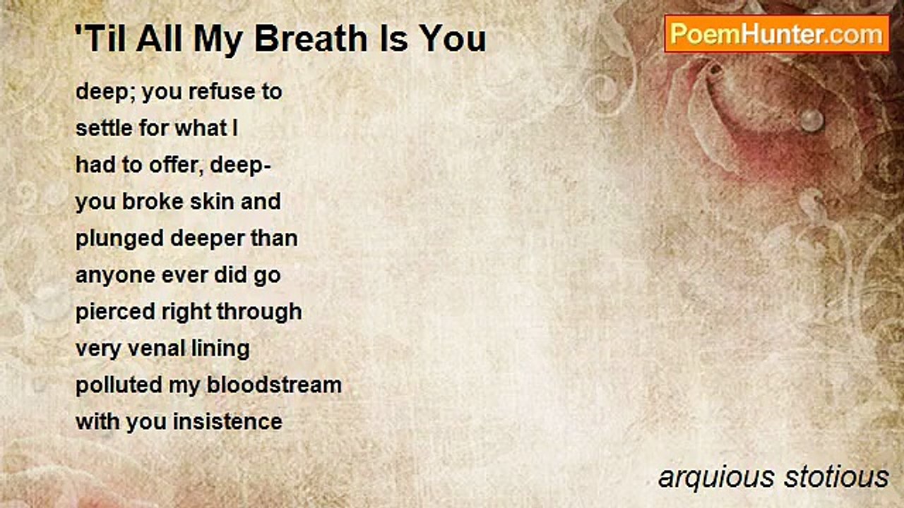 arquious stotious - 'Til All My Breath Is You