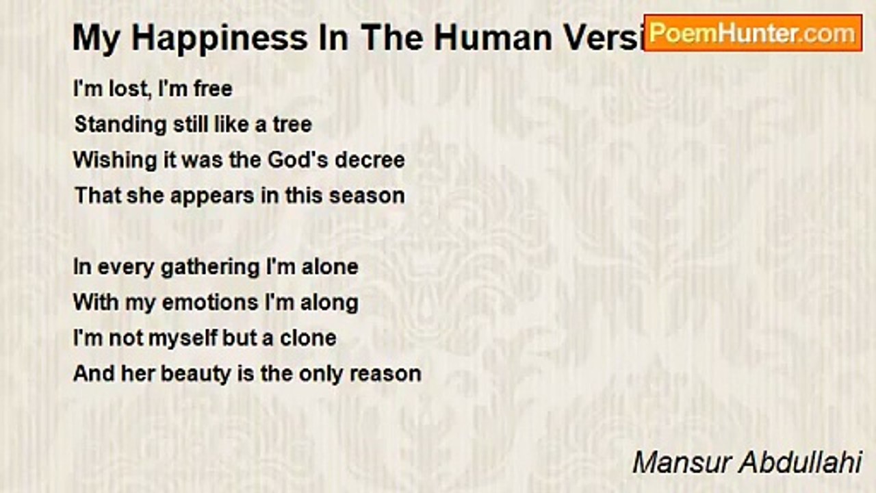 Mansur Abdullahi - My Happiness In The Human Version
